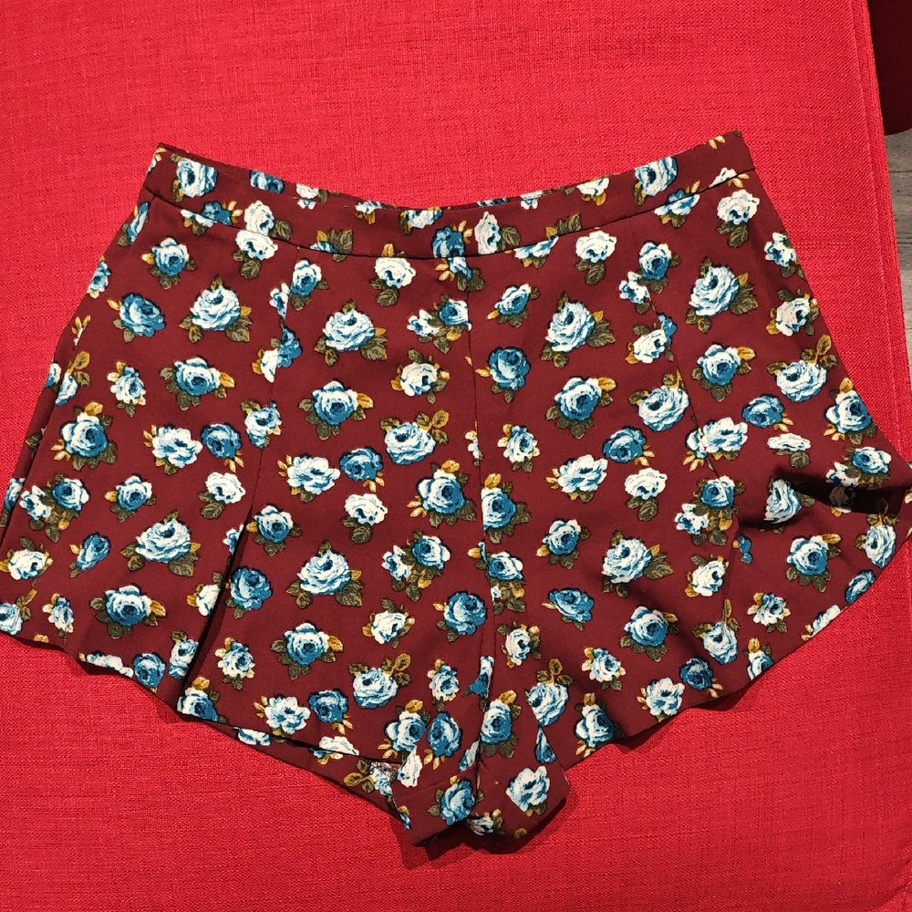 Floral Patterned Shorts